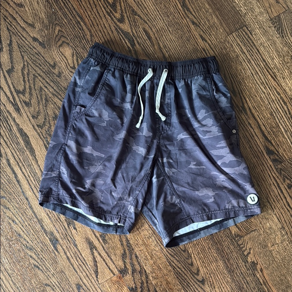 Camouflage Gray Shorts with liner